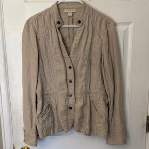 Coldwater Creek Women's Beige Blazer